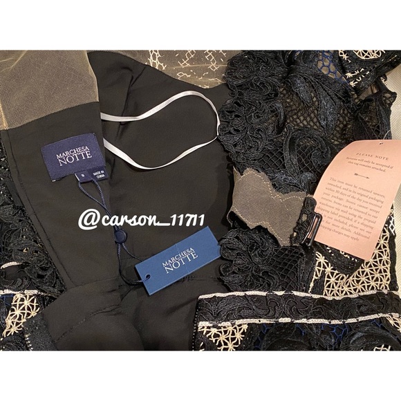 NWT Anthropologie BHLDN Marchesa Notte Waldon Dress 8 - Picture 10 of 17